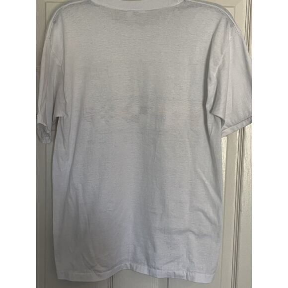 Vintage Longboat Key Florida Sunshine Coverup Shirt Nautical Single Stitch Flags - Picture 7 of 9